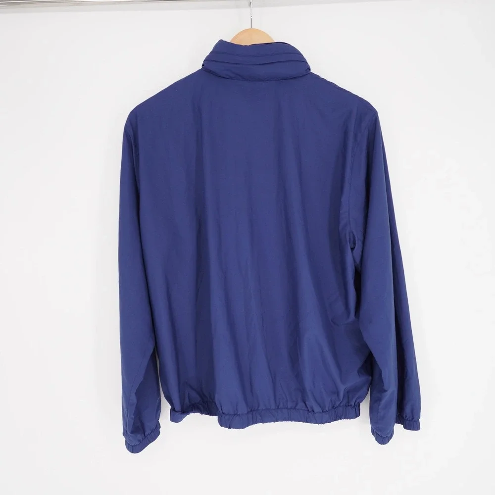 Polo Sport Ralph Lauren Jacket Mens L Blue Windbreaker Hooded Lightweight Vtg 90